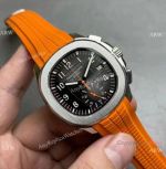 Grade AAA Patek Philippe Aquanaut Chronograph Caliber CH28 Watch Orange Rubber Strap